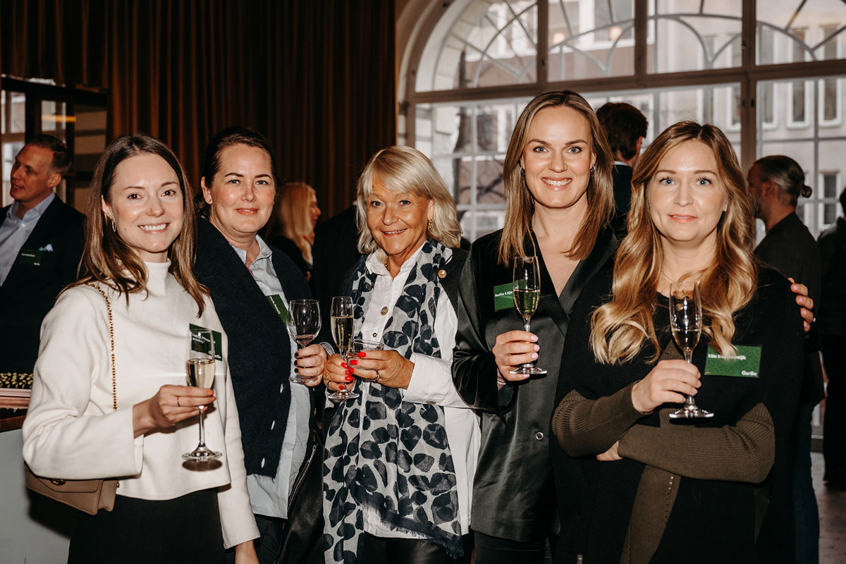 Linnea Johansson, Maria Runald, Marie Lindohf, Sofia Lilja och Elin Suijkerbuijk.
