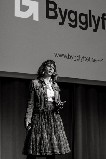 Kajsa Simu, Programchef på Bygglyftet - För en hållbar framtid i byggsektorn.
