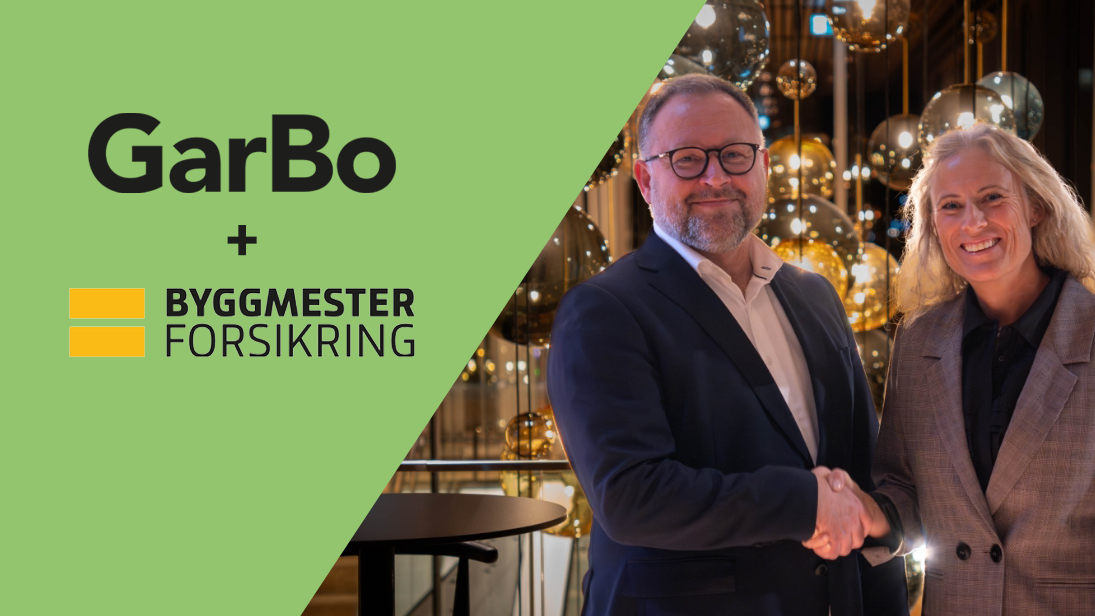 Strategiskt samarbete mellan GarBo och Byggmesterforsikring AS i Norge