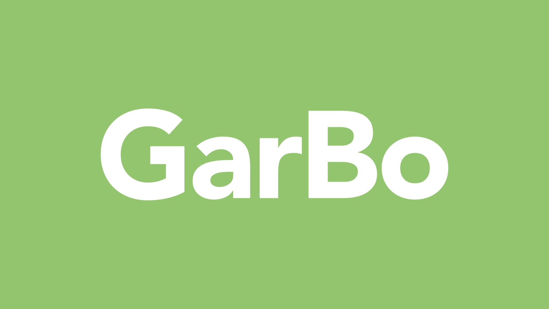 Klicka här för att ladda ner GarBos logotype i vitt.