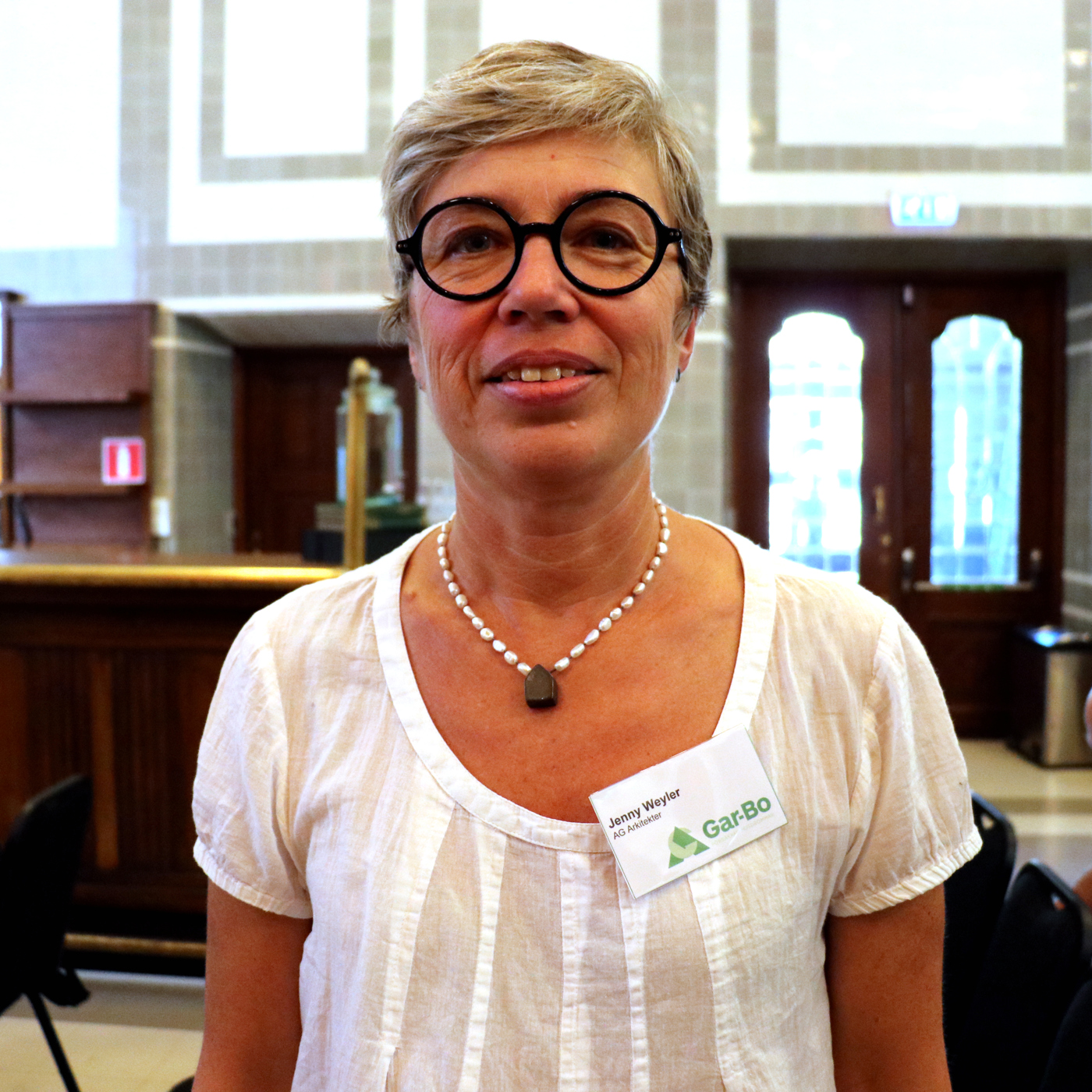 Porträtt på Jenny Weyler, arkitekt, AG arkitekter