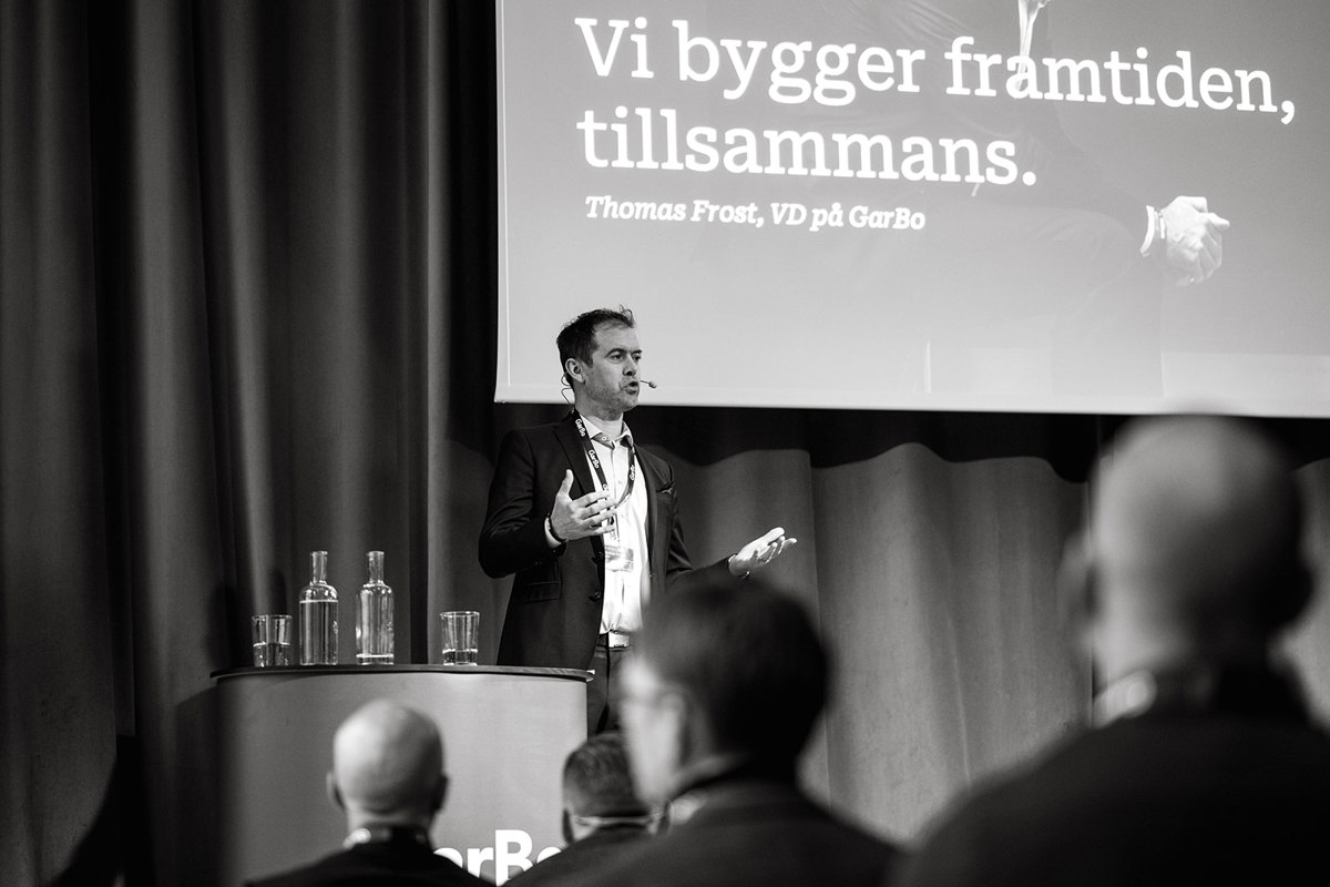 Thomas Frost, VD på GarBo.