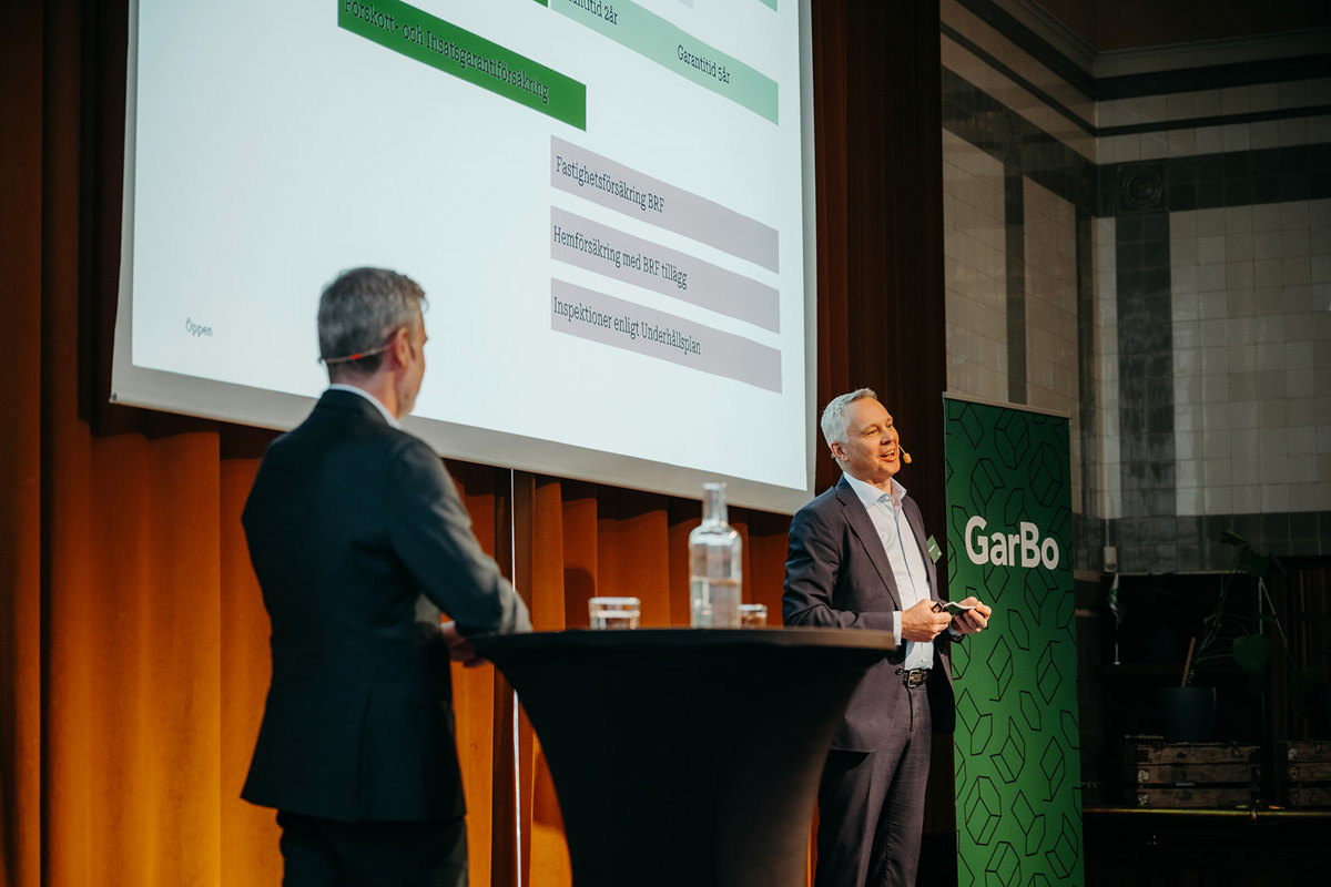 Sten Alberts, Chef Affärsutveckling och Anders Gistrand, Chef Försäljning & Partner på GarBo.